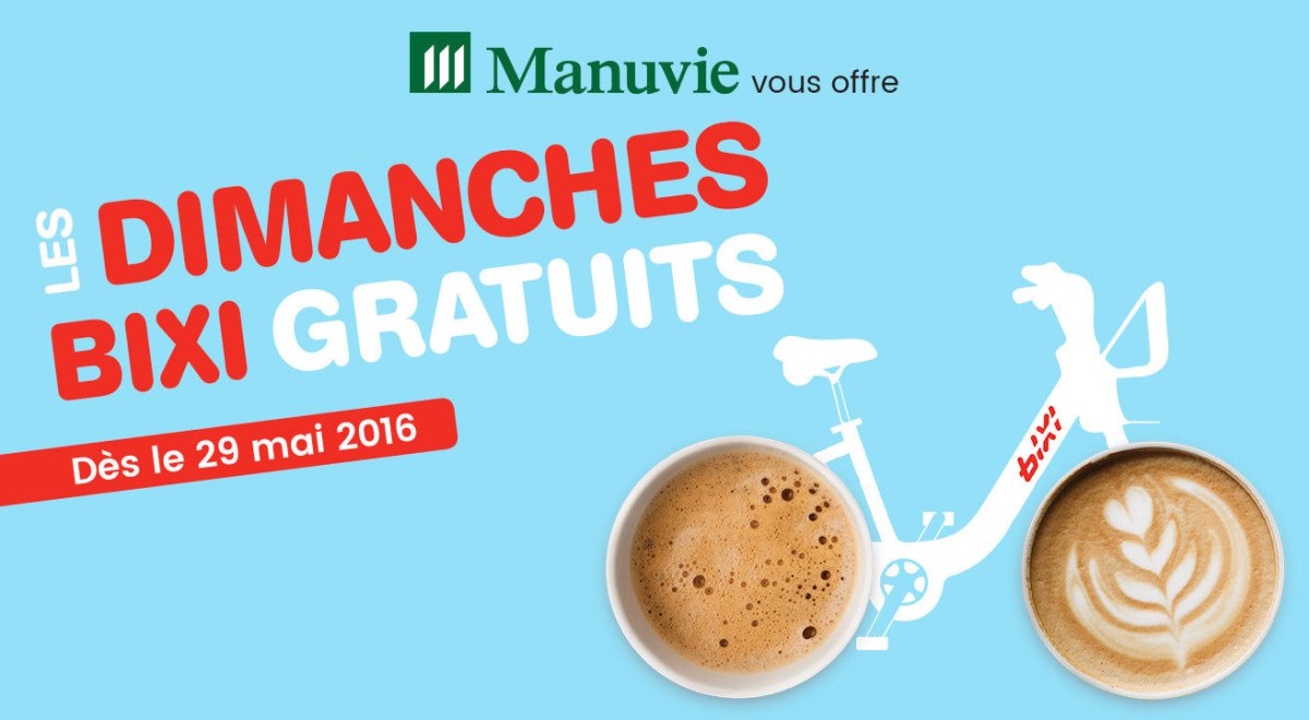 The first free BIXI Sunday with Café Liégeois ! - Café Liégeois