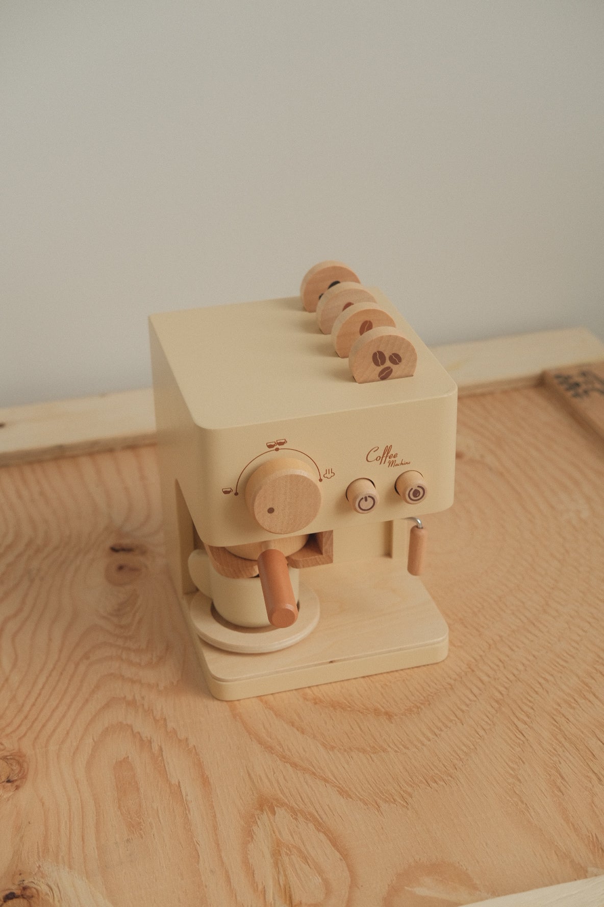 Wooden Coffee Machine for kids