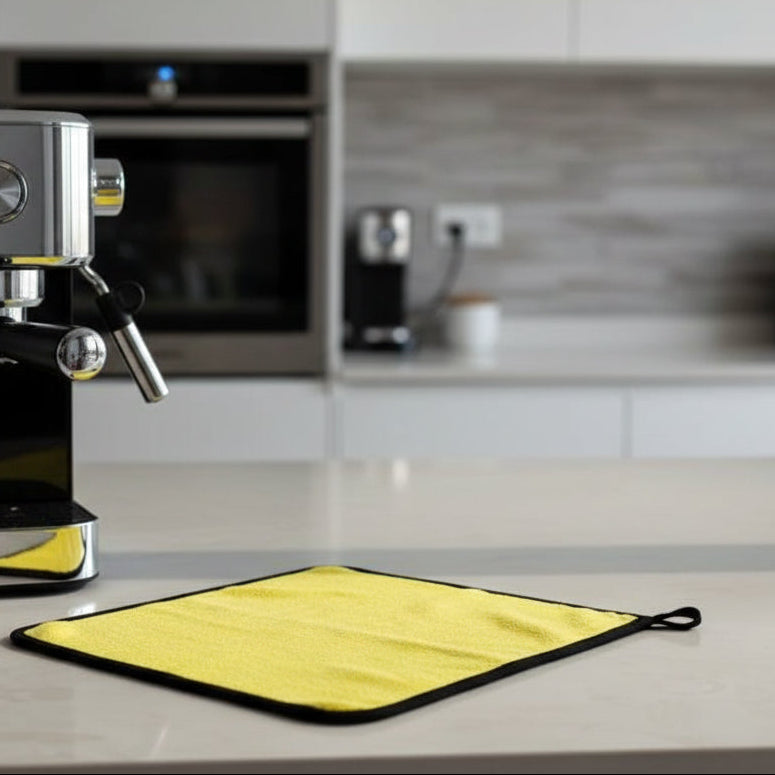 Coffee Microfiber Cleaning Cloth (Pack of 10)