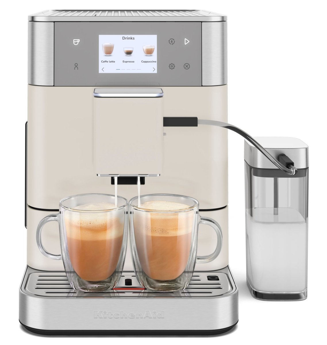 KitchenAid - Fully Automatic Espresso Machine w/ Milk Container - KF7 - Café Liégeois