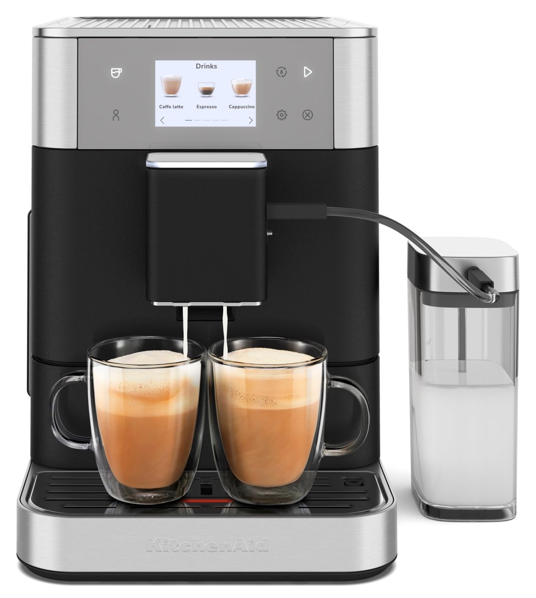 KitchenAid - Fully Automatic Espresso Machine w/ Milk Container - KF7 - Café Liégeois