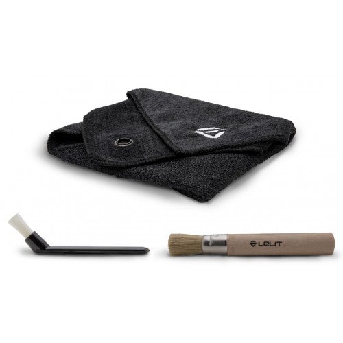 Lelit - cleaning kit with Microfiber Cloth with Paintbrush and Brush - Café Liégeois