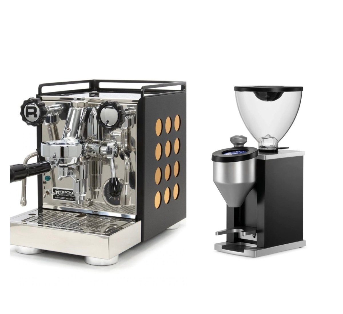 Rocket Appartamento And Faustino Grinder (Bundle) - Café Liégeois