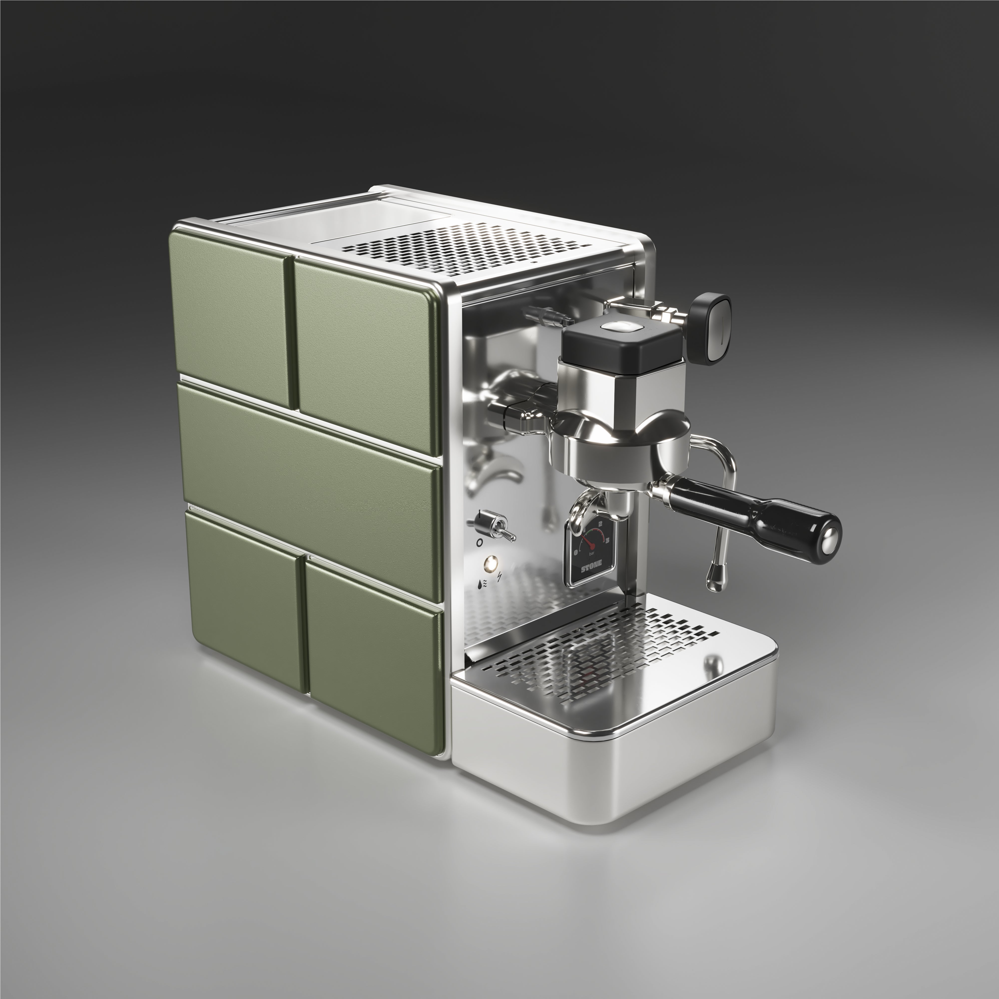 Stone - Machine à espresso - Mine Vert